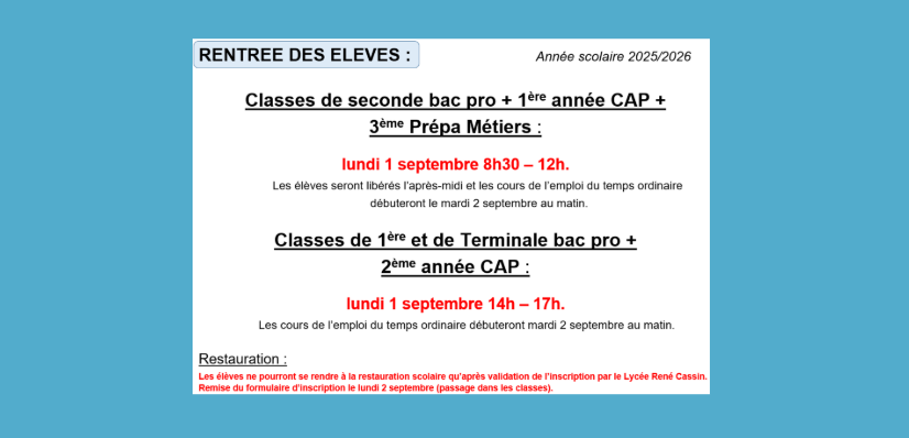 Rentrée des élèves au lycée Jean Geiler – septembre 2025